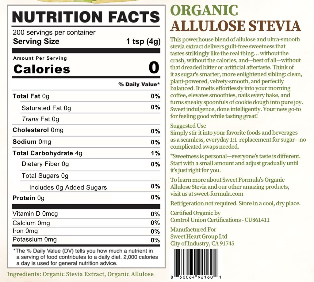 Allulose Stevia