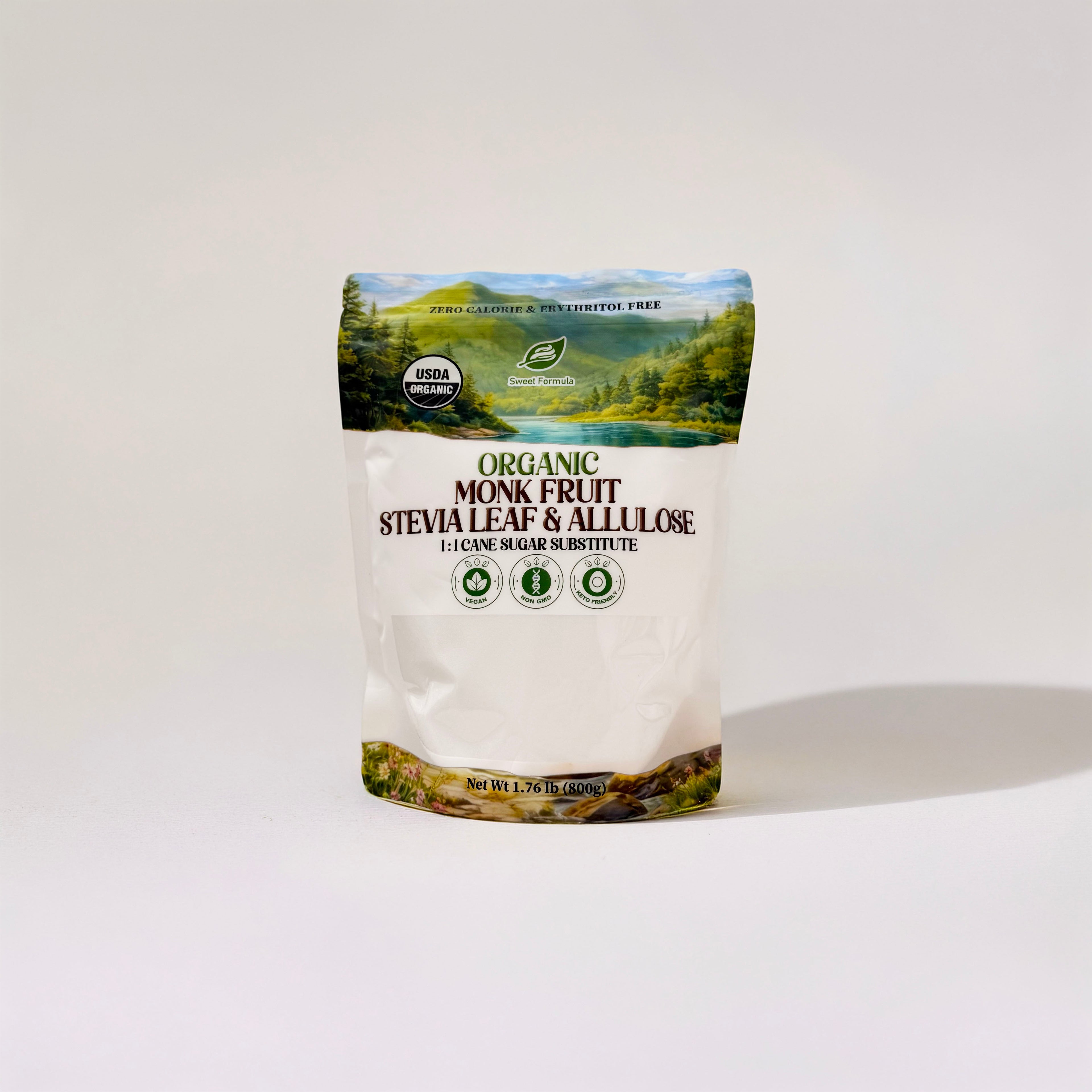 Monk Fruit, Stevia Leaf & Allulose